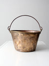 antique brass kettle