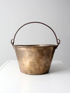 antique brass kettle