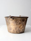 antique brass kettle