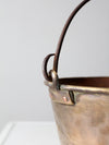 antique brass kettle