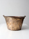 antique brass kettle
