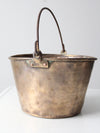 antique brass kettle