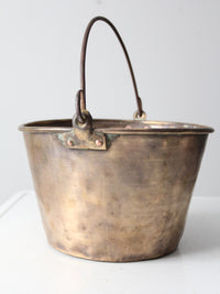 antique brass kettle