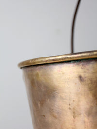 antique brass kettle
