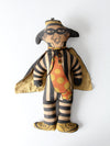 vintage 70s McDonald's Hamburglar doll