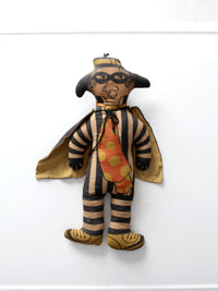 vintage 70s McDonald's Hamburglar doll