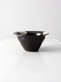 studio pottery bowl circa 1981