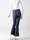 vintage 70's Sears pull on bell bottom jeans, 27 x 30