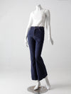 vintage 70's Sears pull on bell bottom jeans, 27 x 30