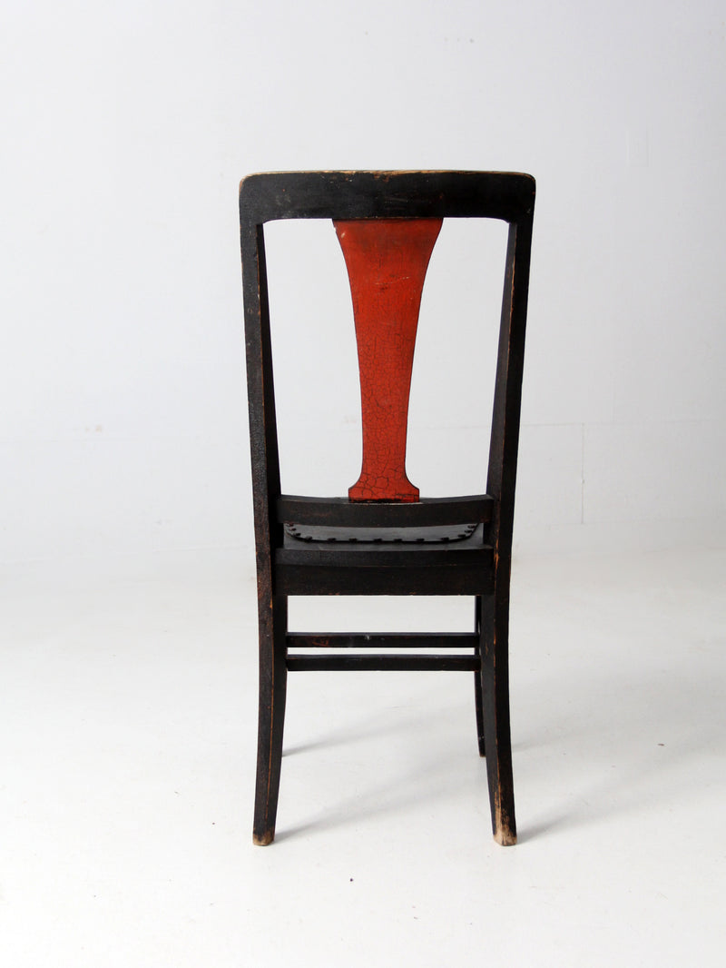 antique Arts & Crafts accent chair