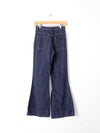 vintage 70's Sears pull on bell bottom jeans, 27 x 30