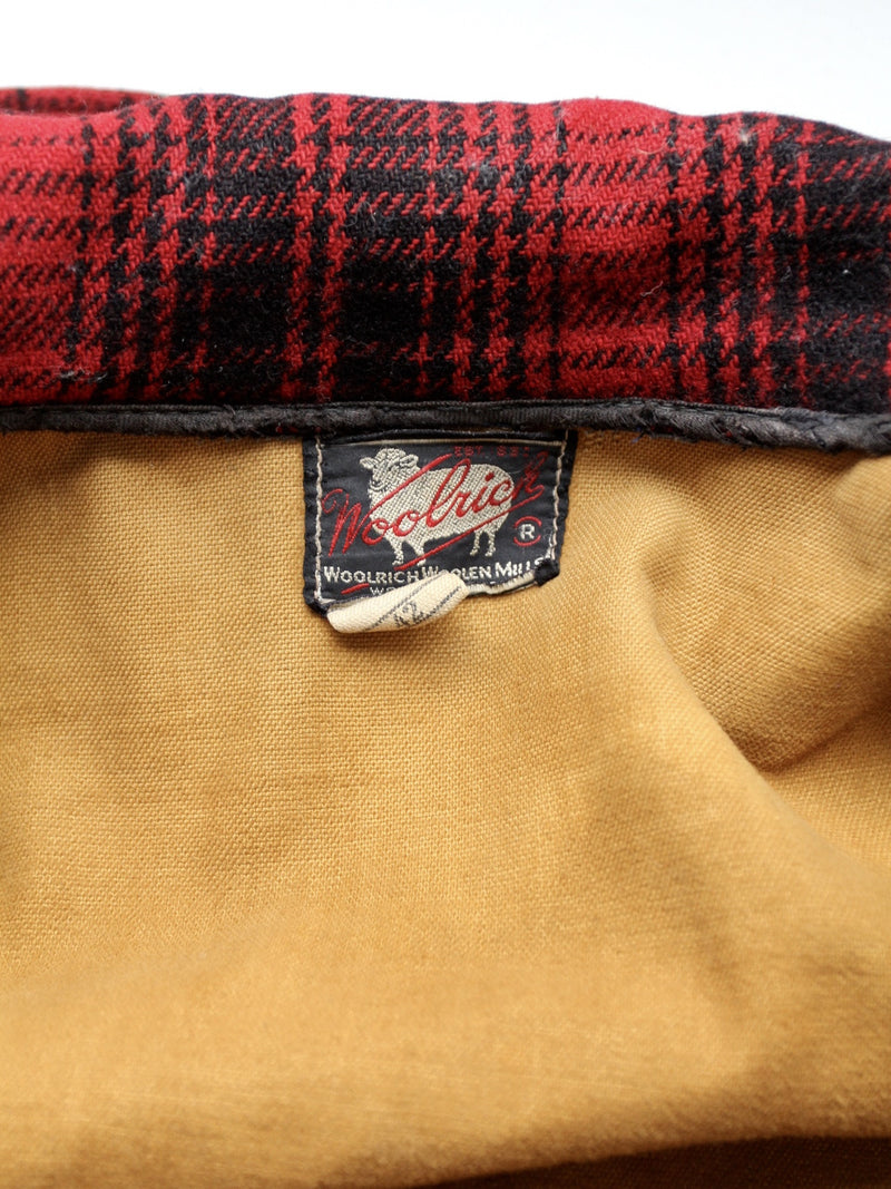 vintage 50s Woolrich mackinaw jacket