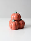 vintage ceramic pumpkin jar