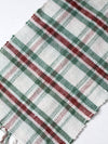 vintage plaid accent rugs pair