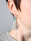 vintage abstract drop earrings