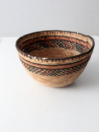 vintage coiled basket