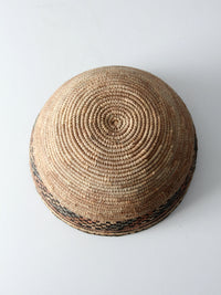 vintage coiled basket