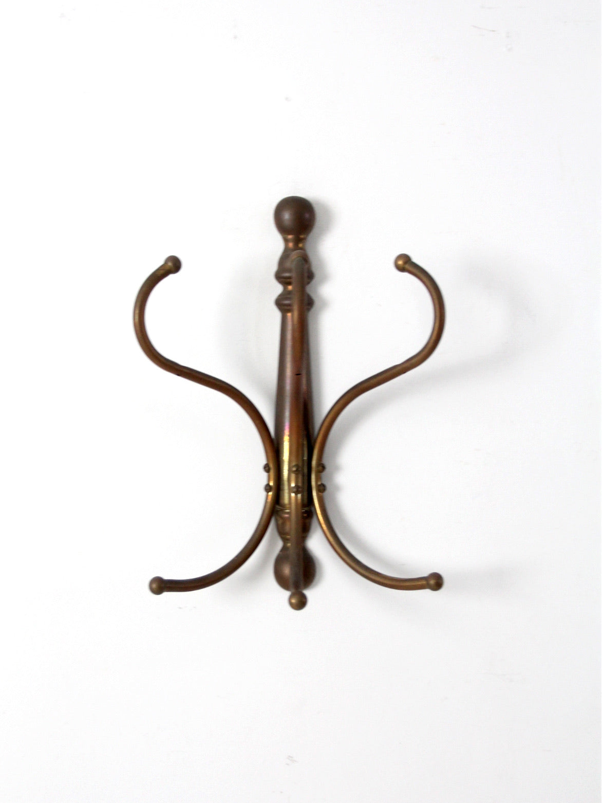 vintage brass hanging coat rack – 86 Vintage