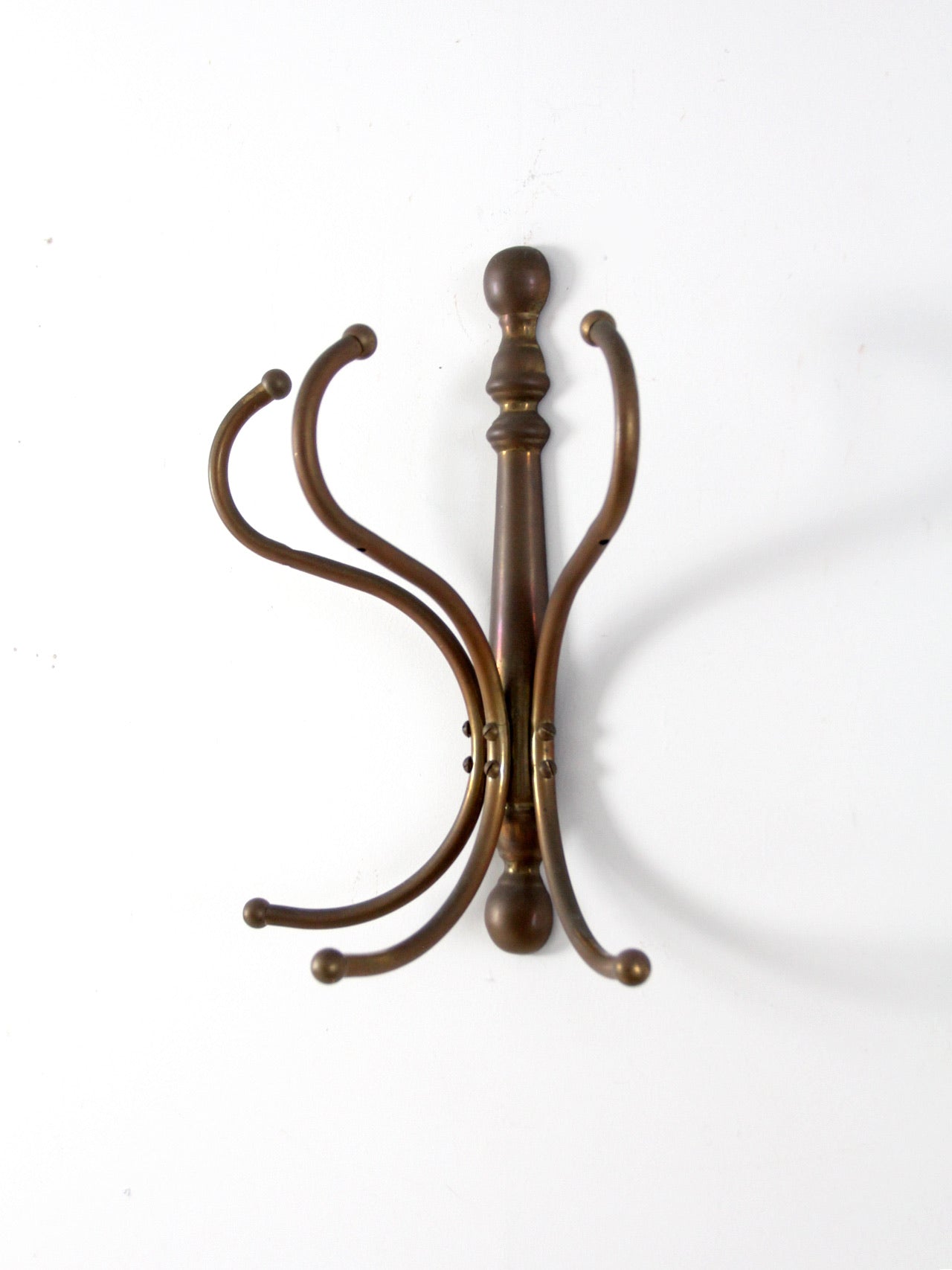 Brass coat sales hooks wall mounted