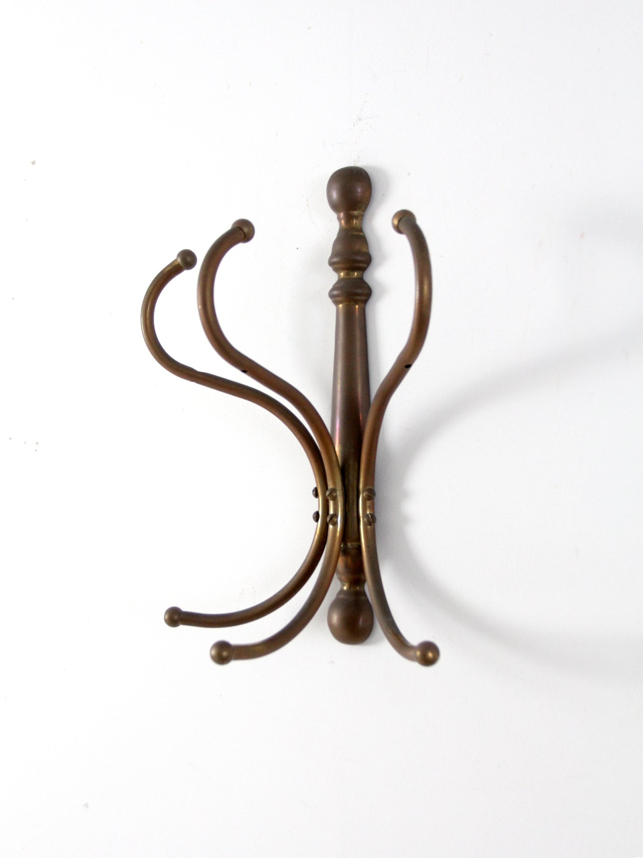 vintage brass hanging coat rack – 86 Vintage