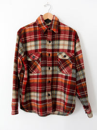 vintage Montgomery Ward plaid shirt jacket