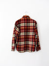 vintage Montgomery Ward plaid shirt jacket