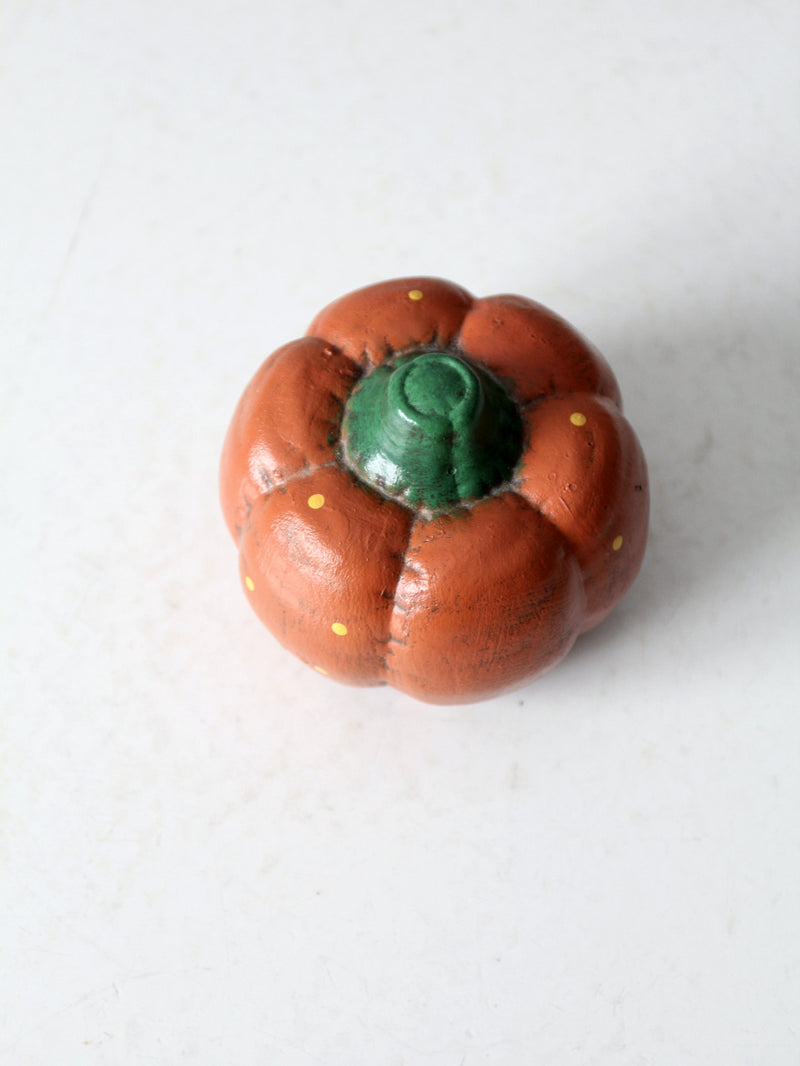 vintage ceramic pumpkin