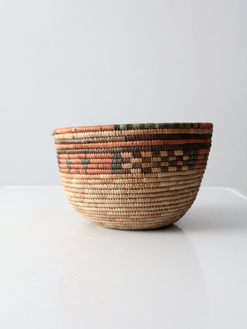 vintage tribal basket