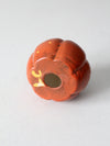 vintage ceramic pumpkin