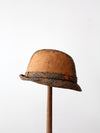 vintage Resistol plaid fedora