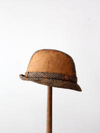 vintage Resistol plaid fedora