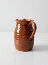 vintage studio pottery pitcher