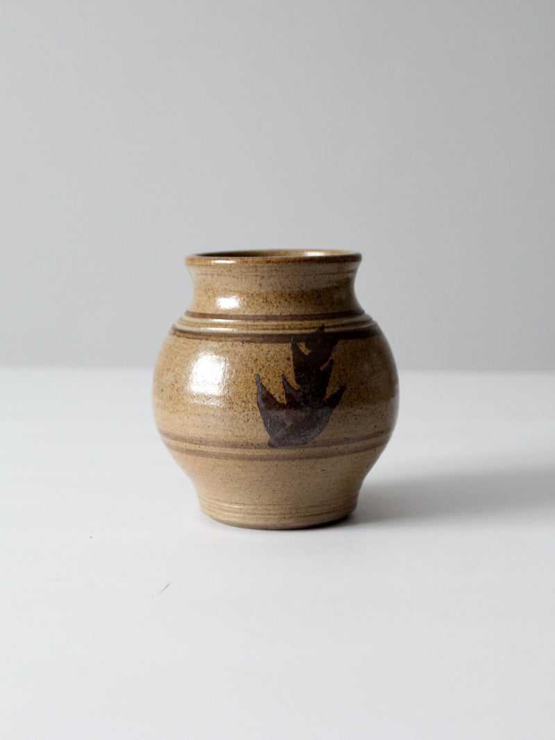 vintage studio pottery vase