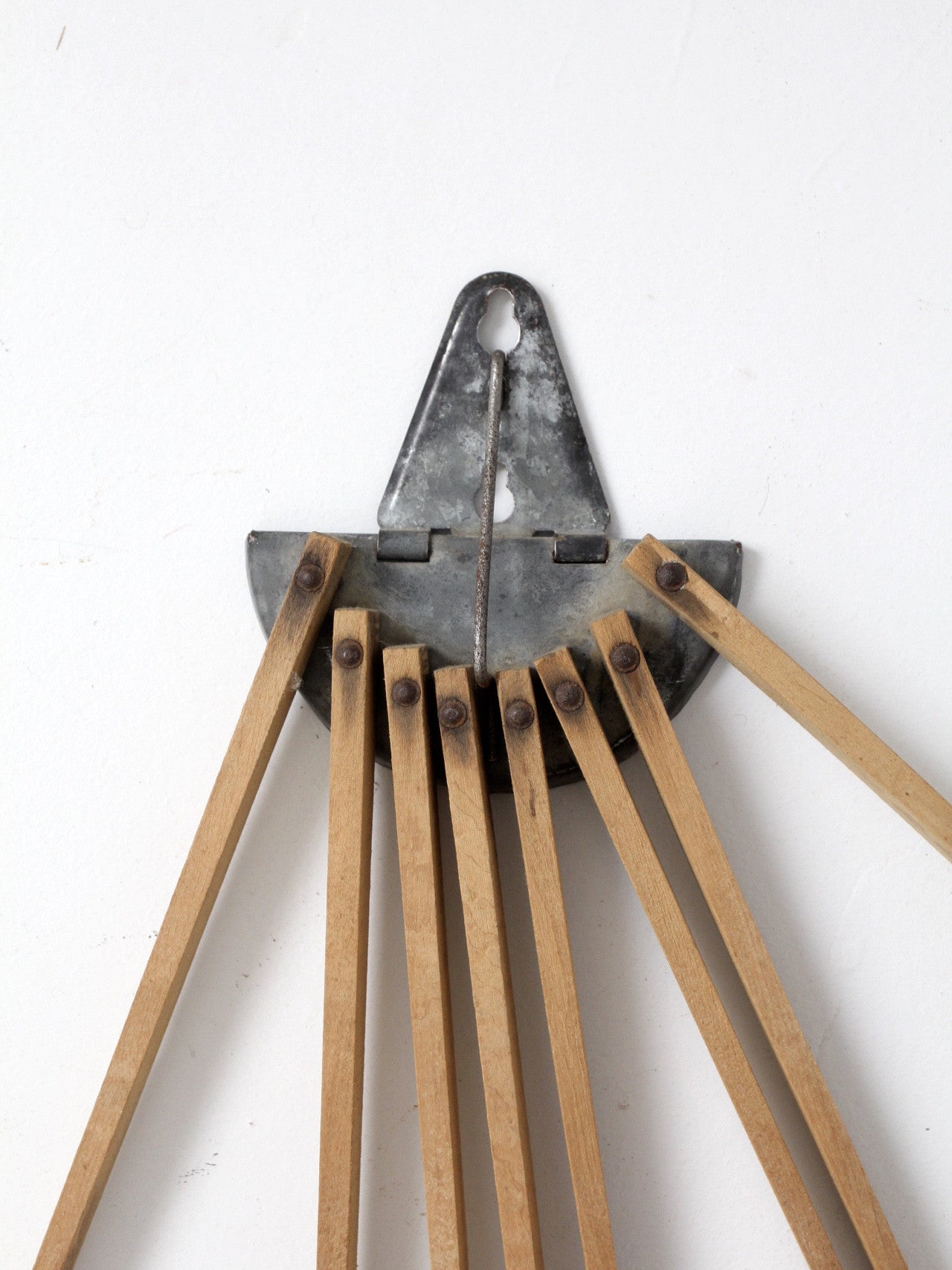antique wall mount drying rack