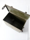vintage Private Keep Out metal box