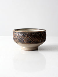 vintage studio pottery bowl