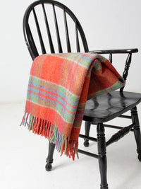 vintage wool plaid blanket