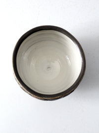 vintage studio pottery bowl