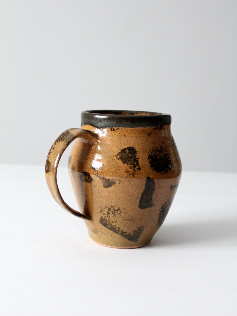 vintage studio pottery pitcher