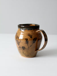 vintage studio pottery pitcher
