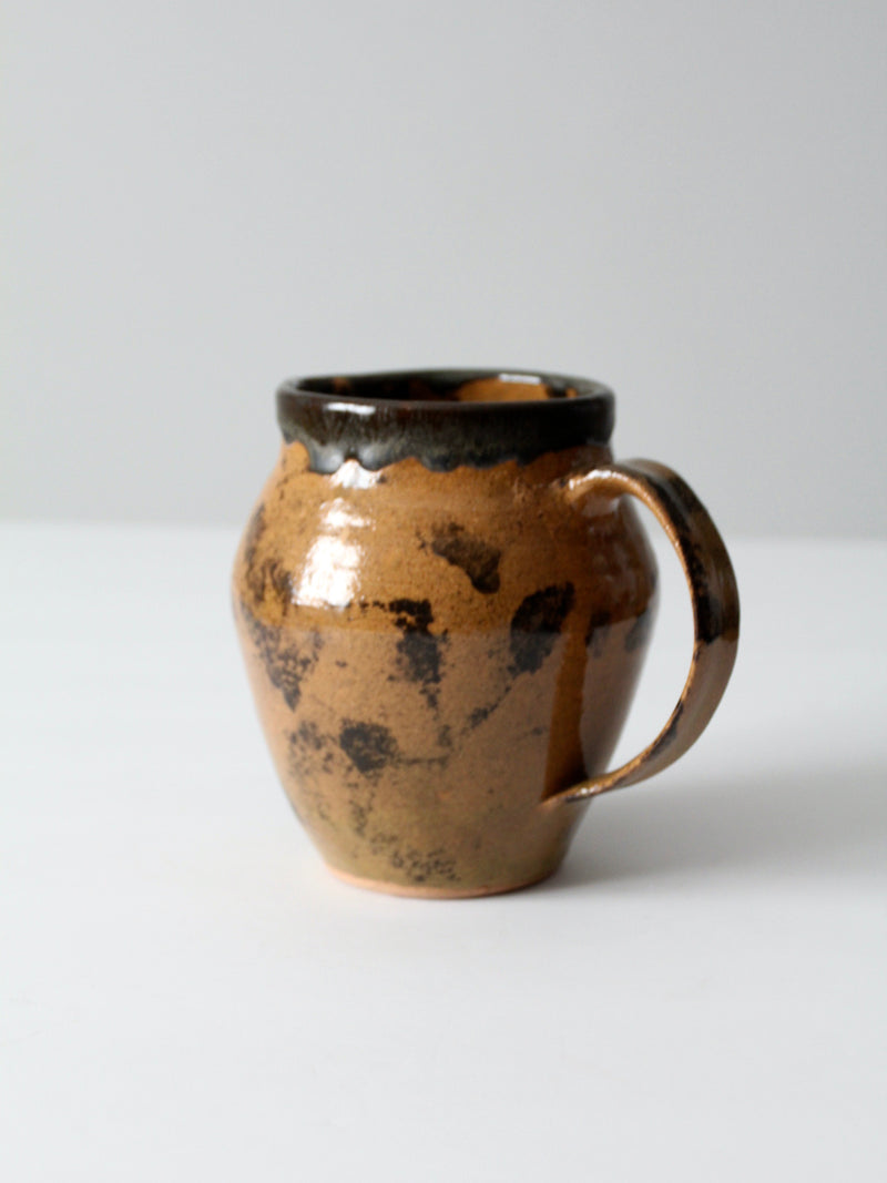 vintage studio pottery pitcher
