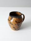 vintage studio pottery pitcher