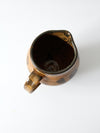 vintage studio pottery pitcher