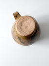 vintage studio pottery pitcher