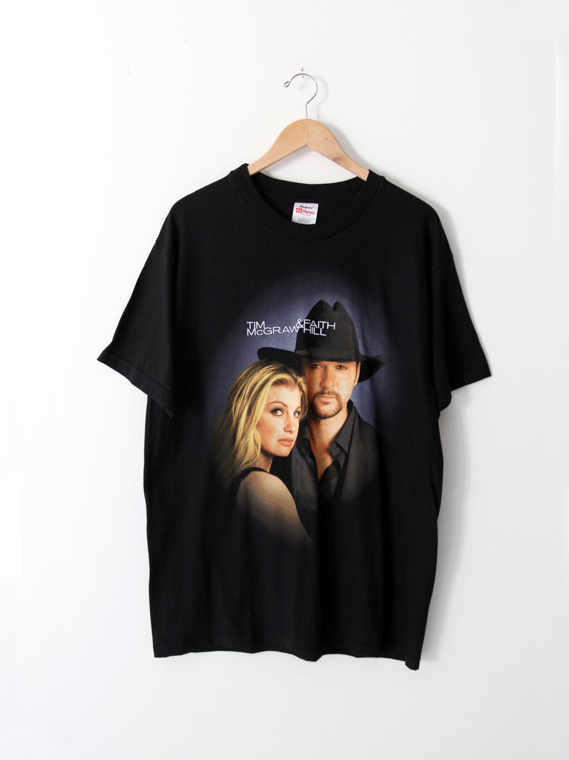 vintage Tim McGraw & Faith Hill 2000 Soul 2 Soul Tour t-shirt