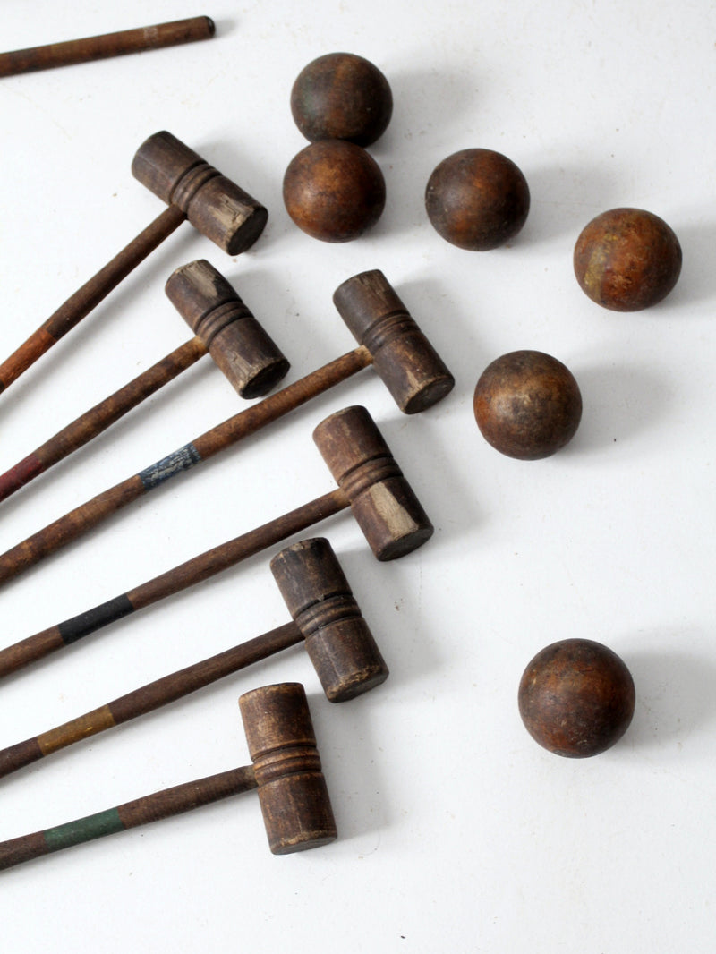 antique Eclipse Croquet set