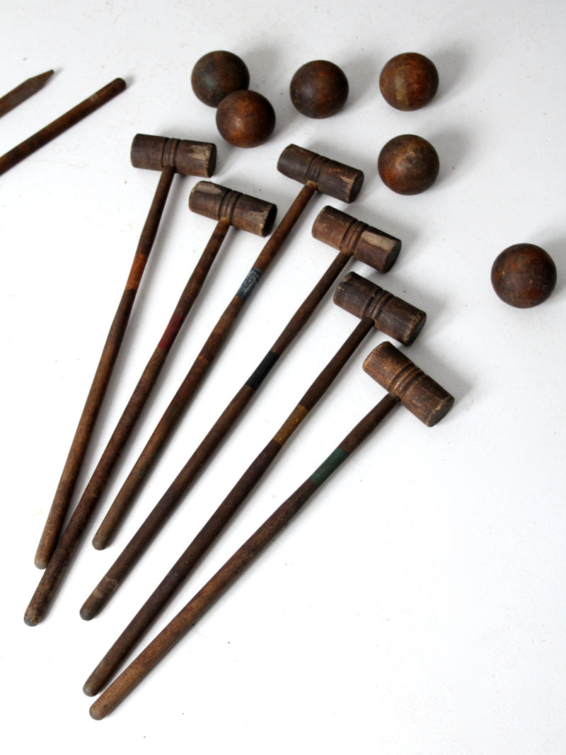 antique Eclipse Croquet set