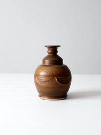 vintage studio pottery vase