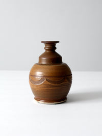 vintage studio pottery vase