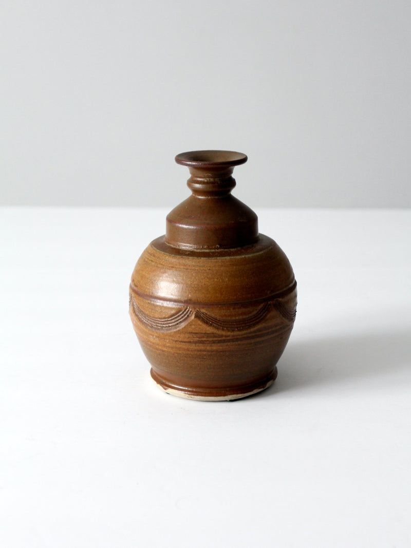 vintage studio pottery vase